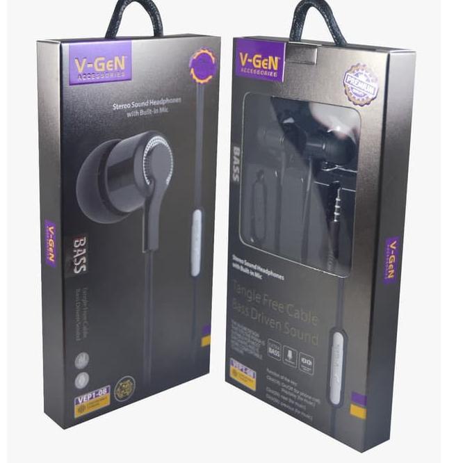 

BELANJA MURMER V-Gen VEP1-08 ginal HD Sound Extra Bass 1 Pcs ❂ 852