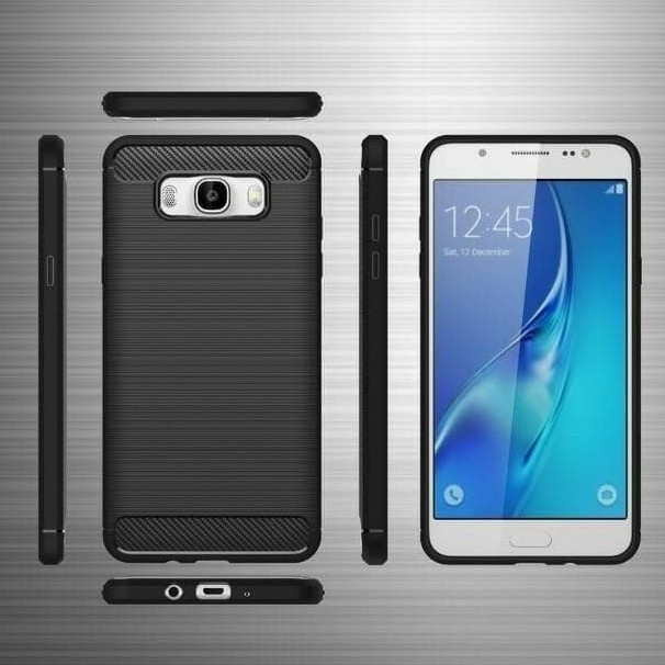 CASE SLIM FIT CARBON IPAKY SAMSUNG J7 2015 J700 SOFTCASE - GA