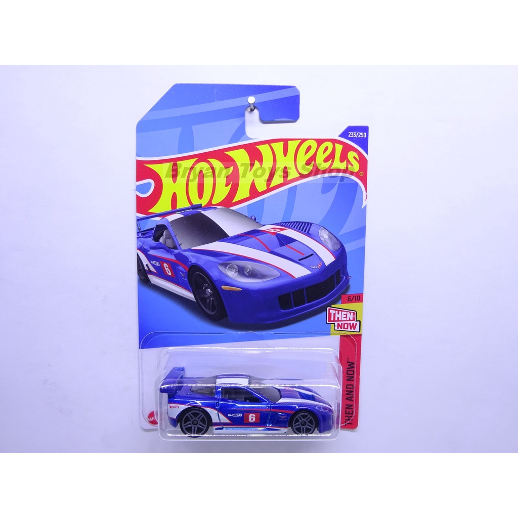 Hot Wheels Corvette C6R Biru