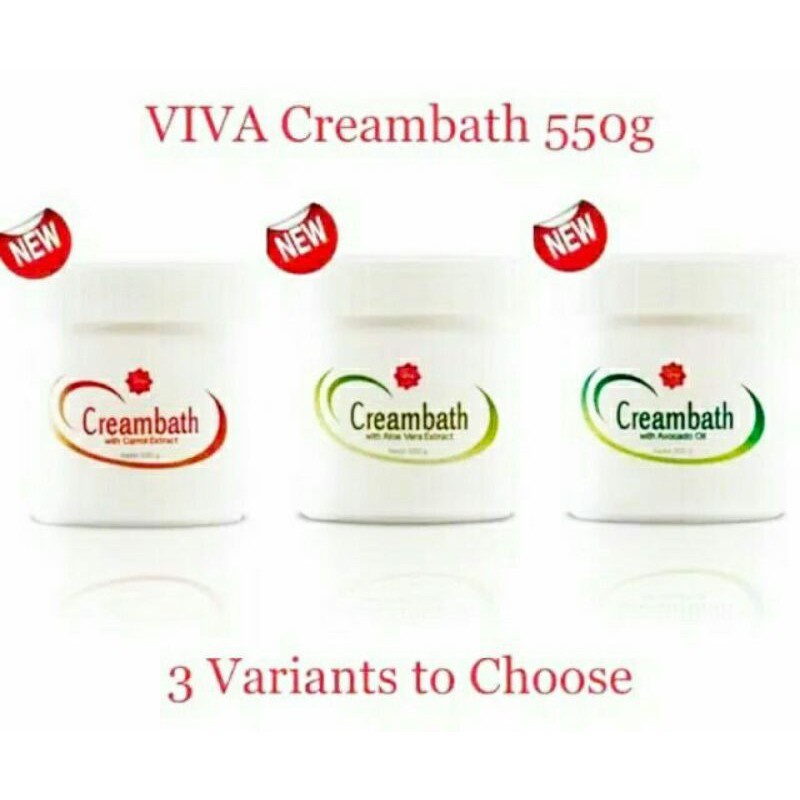 VIVA CREAMBATH with Aloe Vera 550gr