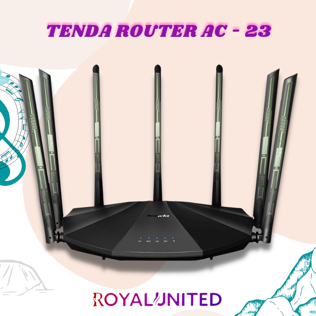 WALL KILLER TENDA AC23 AC2100 Dual Band GIGABIT Gaming Router Repeater HIGH QUALITY