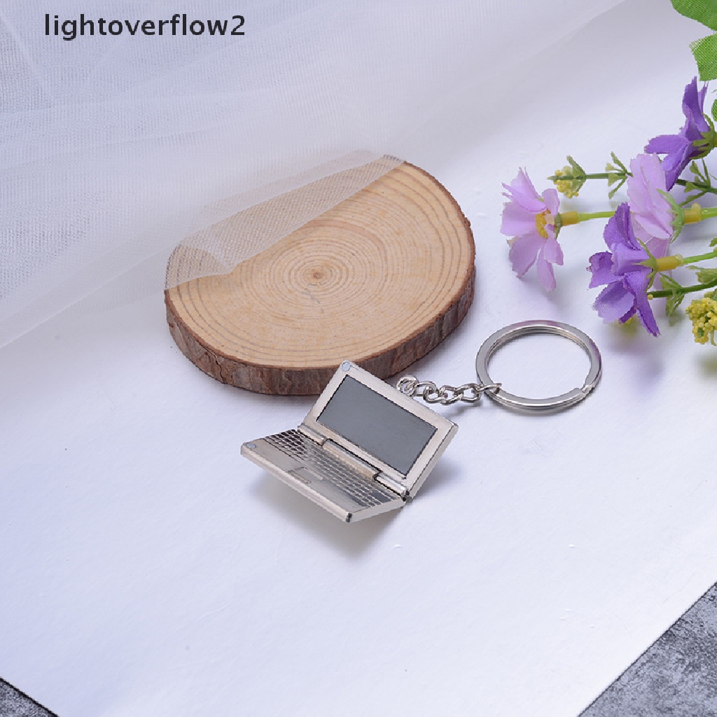 (lightoverflow2) Gantungan Kunci Mobil / Tas / Komputer / Notebook Bahan Metal