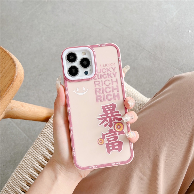 Soft Case Bahan Silikon TPU Desain Karakter Cina Untuk IPhone 14 13 12 11 Pro Max