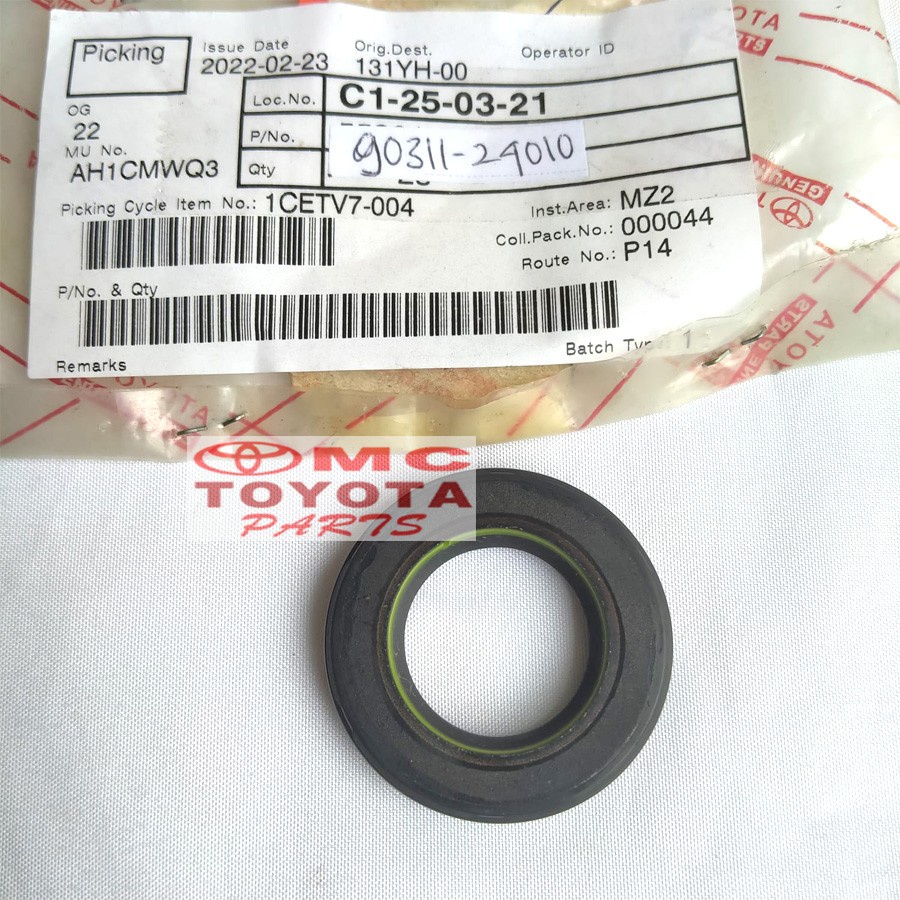 Seal Kit Power Steering Corolla Twincam Great 90311-24010