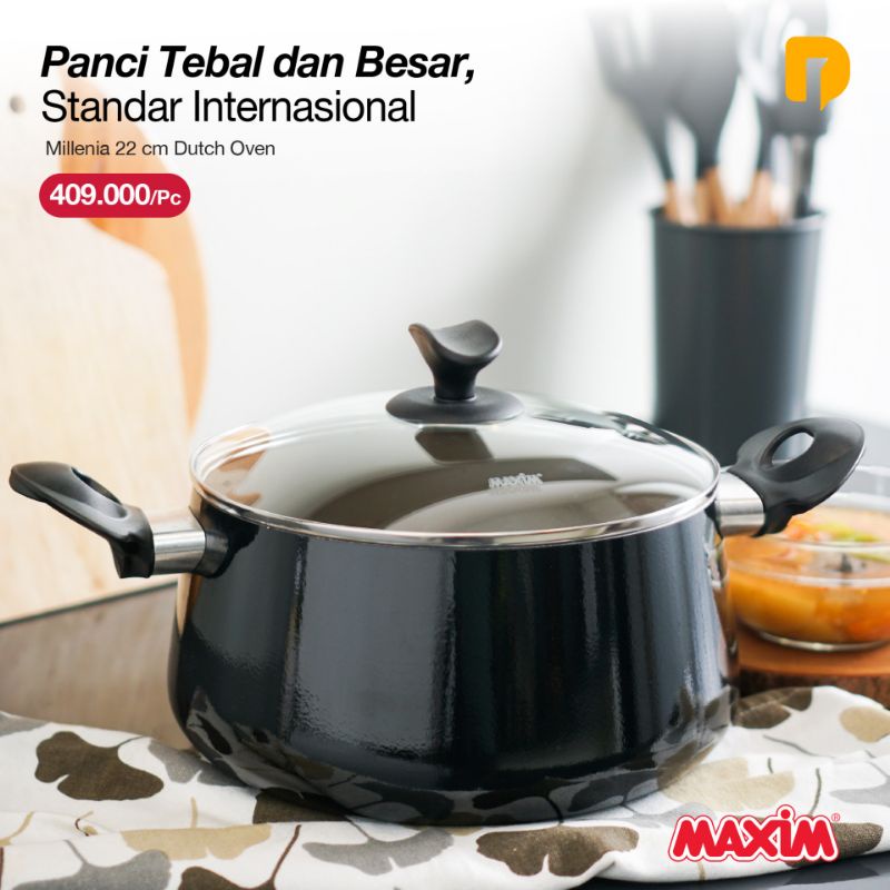 maxim panci dutch oven 22 cm