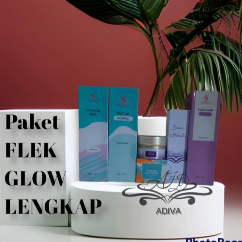 CREAM FLEK TEBAL SHINESKIN/ SHINESKIN GLOW PAKET FLEK TEBAL