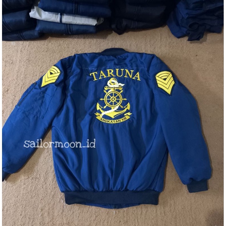 JAKET TARUNA PELAYARAN CUSTOM JAKET BORDIR JANGKAR JAKET PELAUT JAKET JANGKAR JAKET TARUNA PELAUT JA