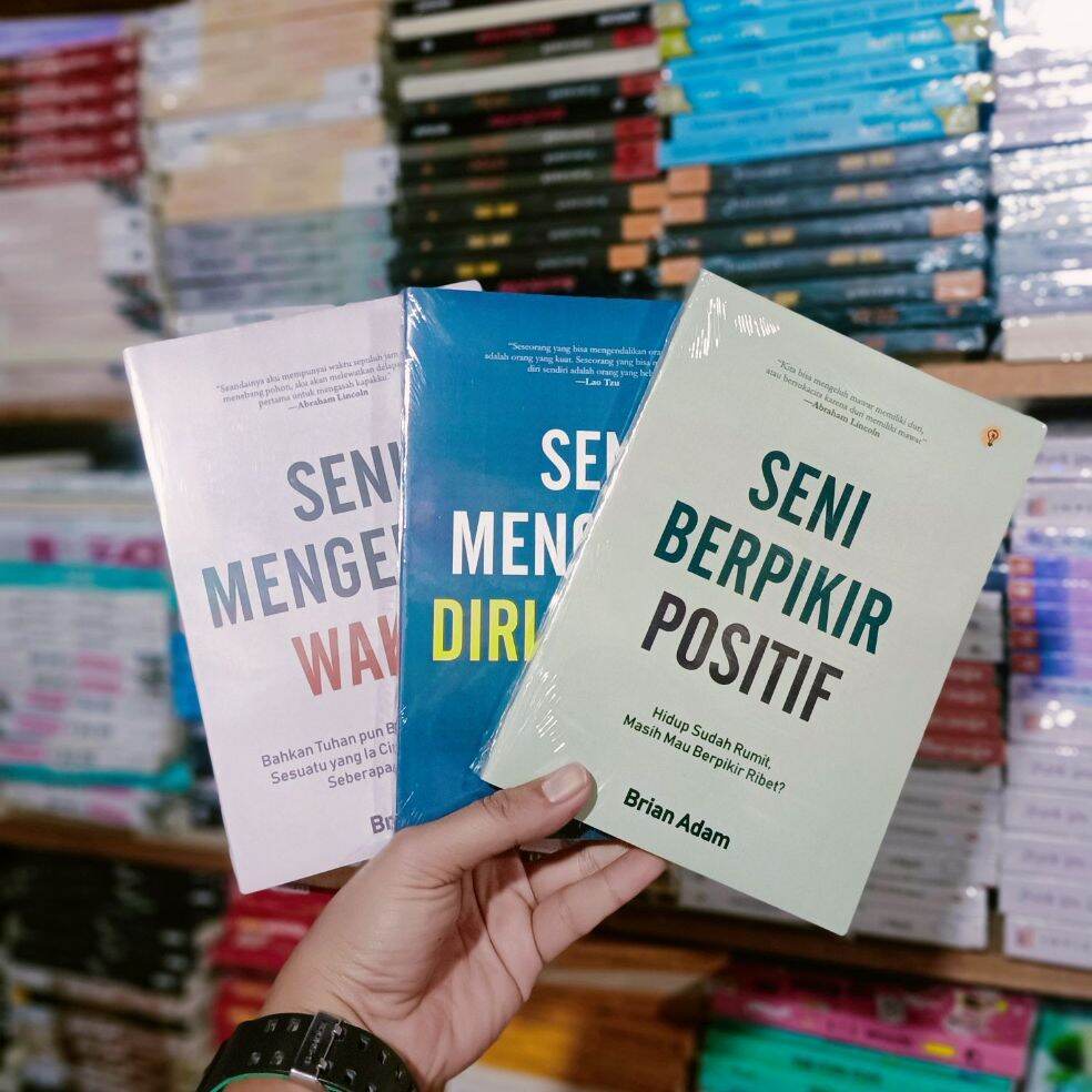 

PAKET 3 BUKU MOTIVASI BRIAN ADAM SENI BERPIKIR POSITIF - SENI MENGENAL DIRI SENDIRI - SENI MENGENAL WAKTU