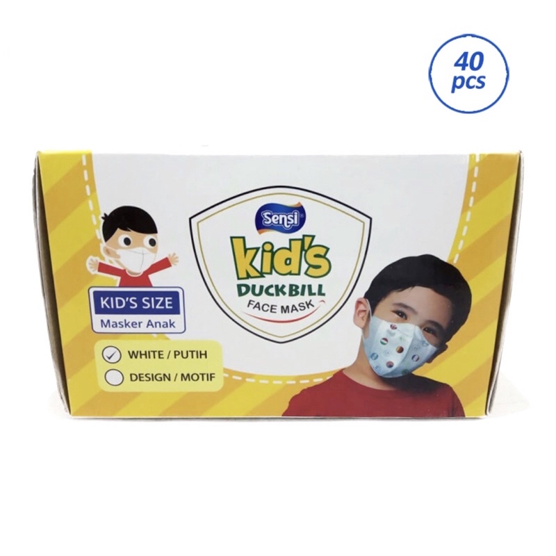 Masker sensi kids duckbill Masker anak