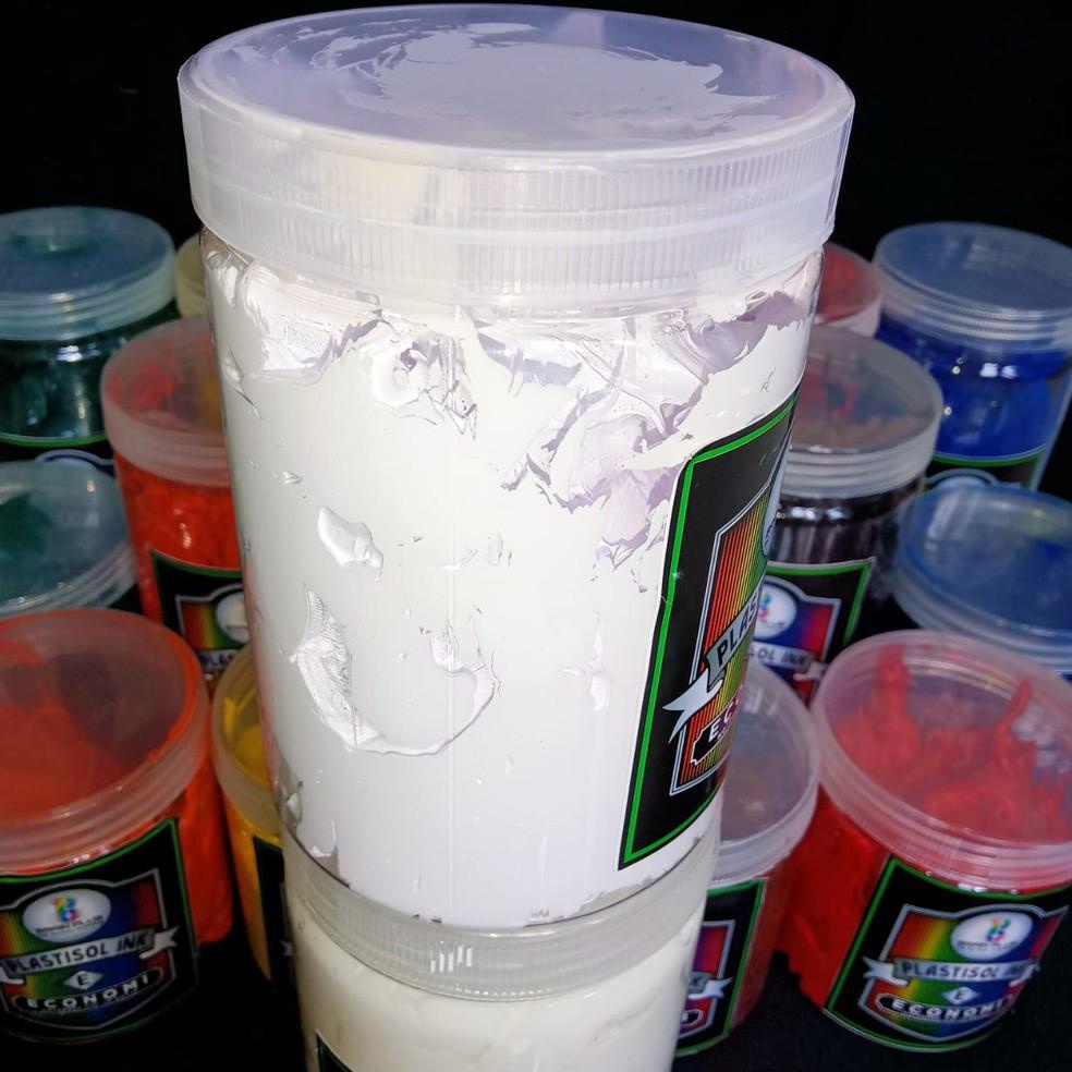 

(PROMO TEJ97) Tinta Sablon PLASTISOL ECONOMY Brain Plus PUTIH 1kg ❃