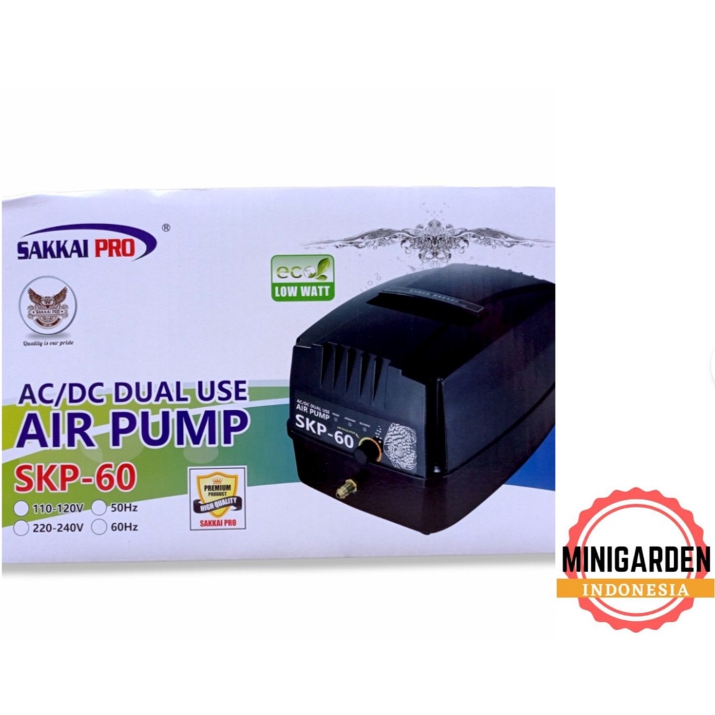 SAKKAI PRO SKP-60 AIR PUMP AC / DC AERATOR POMPA UDARA HIBLOW ACDC