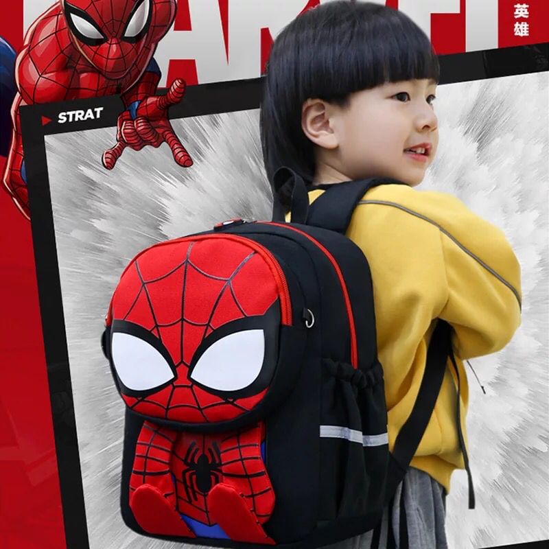 tas ransel anak karakter superhero / tas anak karakter sekolah / tas ransel anak karakter