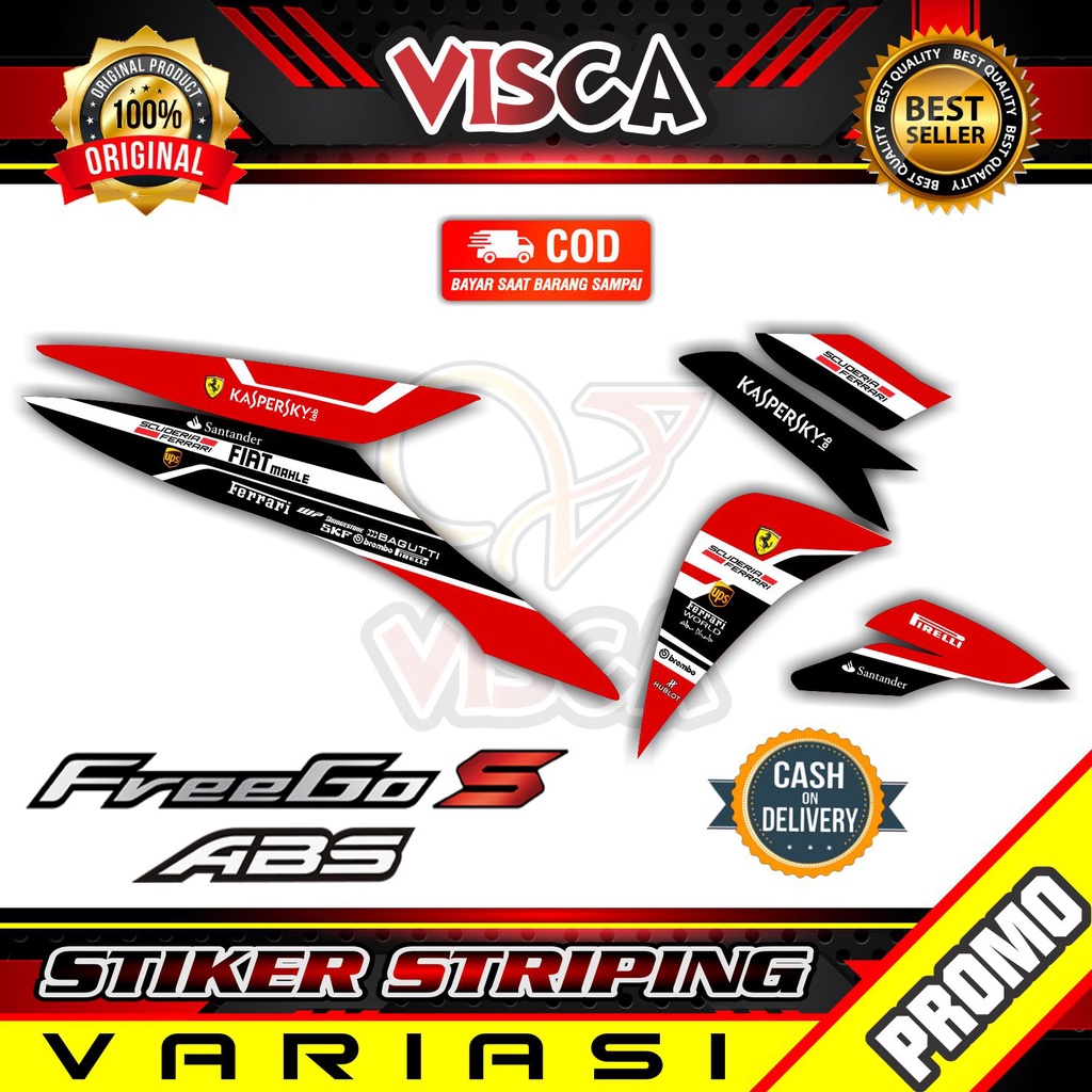 Strping Yamaha Freego Sticker Yamaha Freego Striping Setiker Motor Yamaha Freego Striping Freego Fer