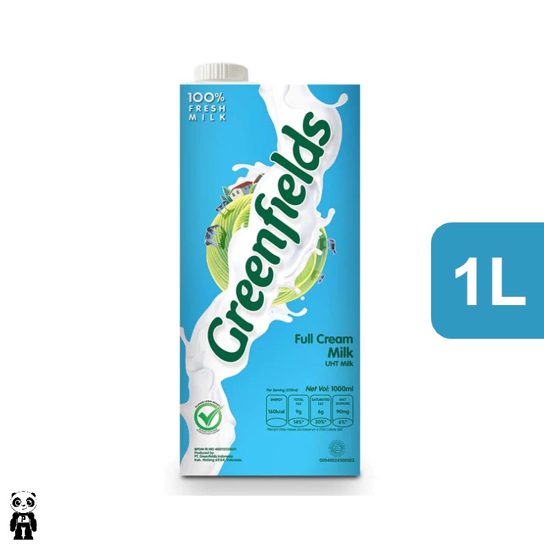 

GREENFIELD UHT 1 LITER VARIANT FULL CREAM, CHOCOMALT, LOW FAT