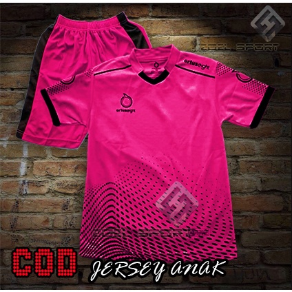 ( COD ) Baju stelan anak kaos olahraga anak sd smp / baju futsal u6-13 tahun