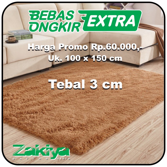 karpet bulu rasfur murah - Putih(R5I2) READY KARPET BULU RASFUR Karpet BUlu KOREA PREMIUM QUALITY ka