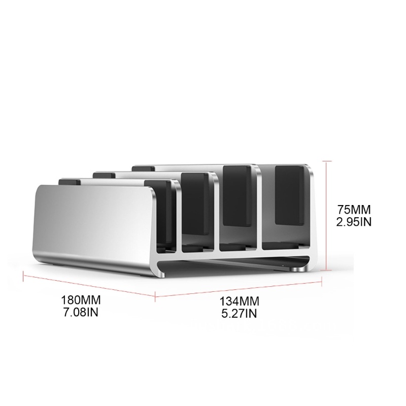 Zzz Stand Holder Laptop Vertikal 4 Slot Untuk Gaming