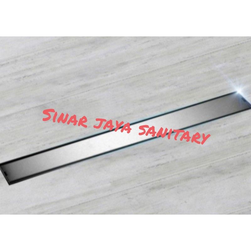 Smart floor drain panjang 60cm stainless 304 / Flor drain chrome 60cm stainless 304