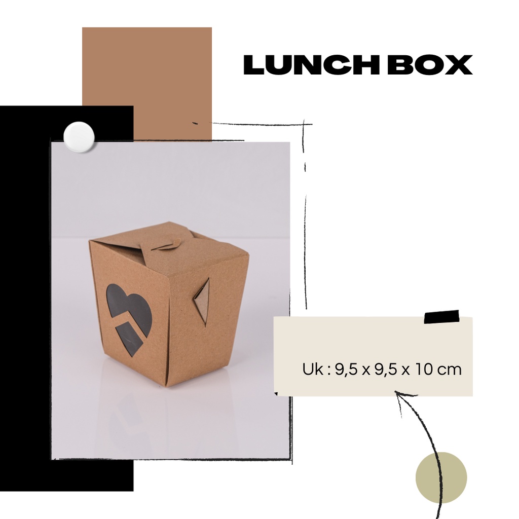 

BOX NASI/DUSMAKANAN UK 9,5x9,5x10cm BOX RICE PAPER HEART ( isi paket 10 pcs )