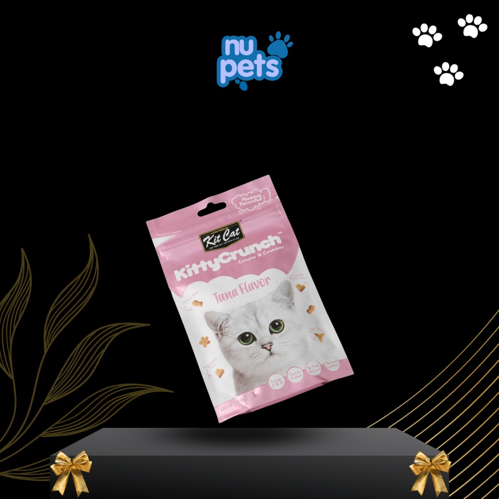 Kit Cat Kitty Crunch 60gr Makanan Cemilan Kucing Cat Food Snack Kucing