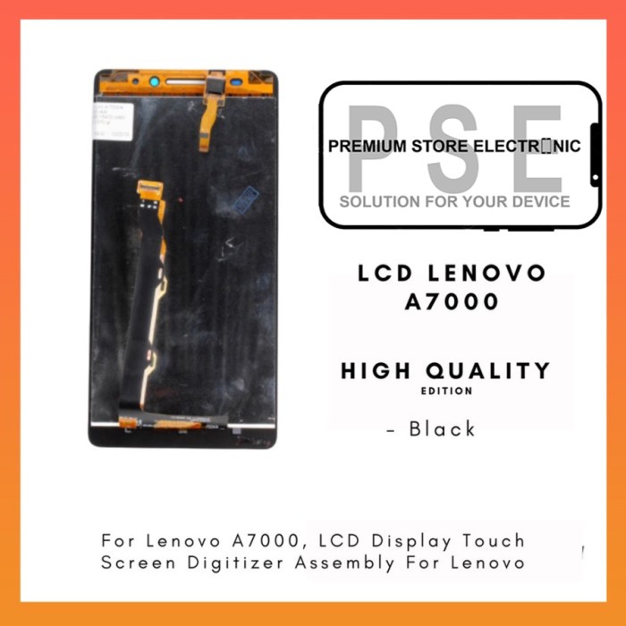 LCD Lenovo A7000 ORIGINAL Fullset Touchscreen Garansi 1 Bulan