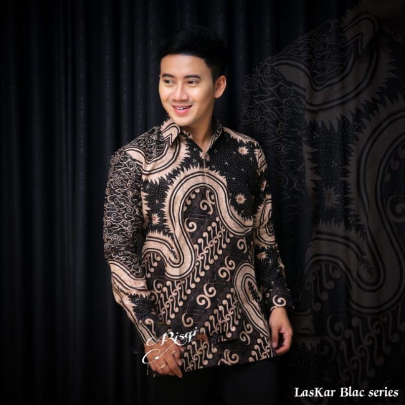 BATIK PRIA LENGAN PANJANG PREMIUM UMIHANYCOLLECTION KODE 005