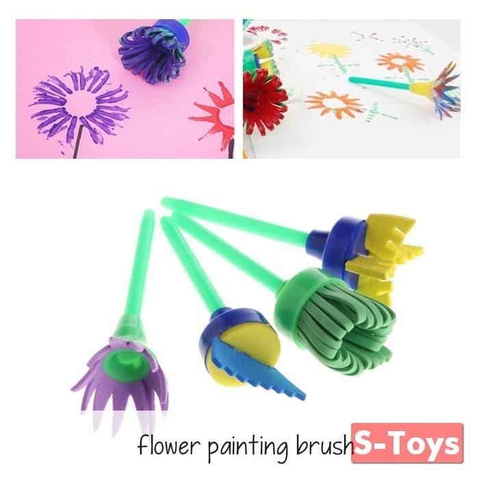 

Mantap Mainan Alat Melukis Brush Bunga / Flower Painting Brush Terbatas