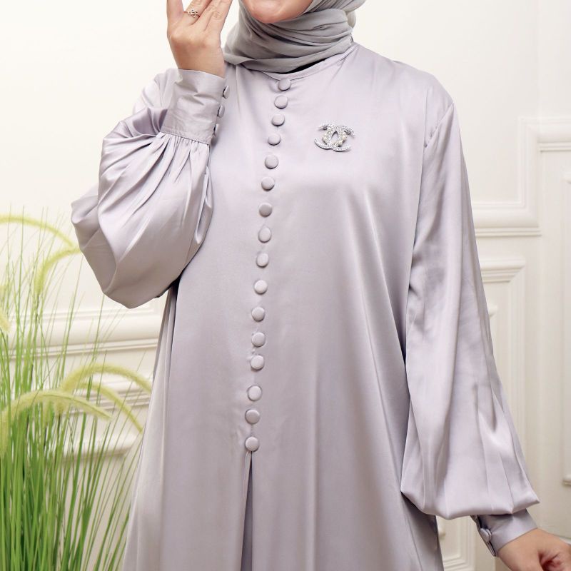 FASHION MUSLIM // ANDARA DRESS // BAHAN ARMANY SILK // KODE AB