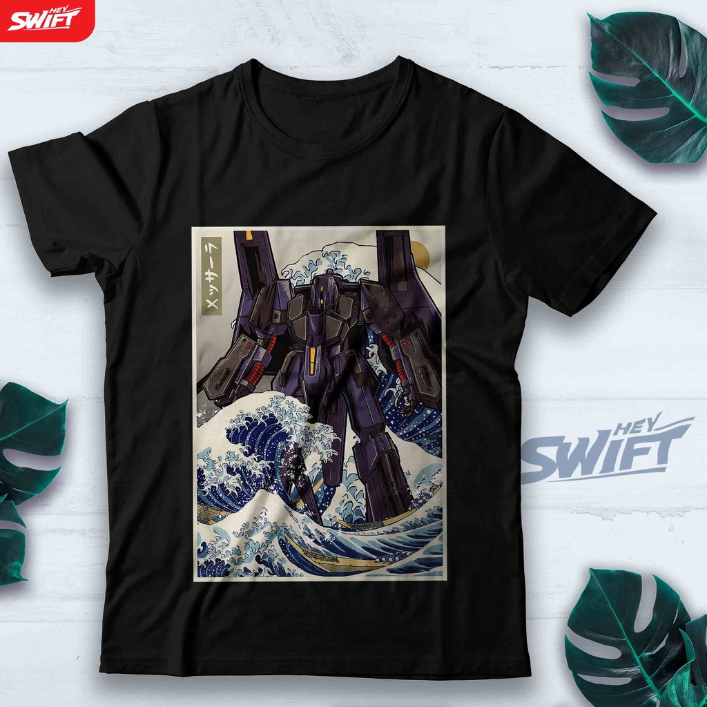 KAOS Hokusai Messala Gundam TSHIRT BAJU DISTRO