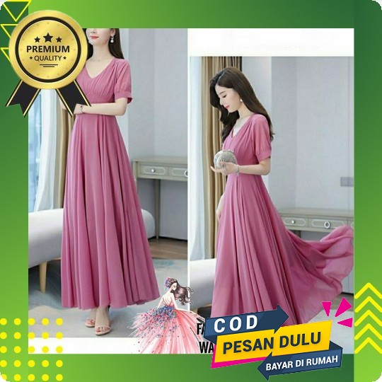 Terlaris.. Dress Kondangan Wanita Korea Dress Brukat Pendek Dress Natal Dress Korea Calista Terbaru 