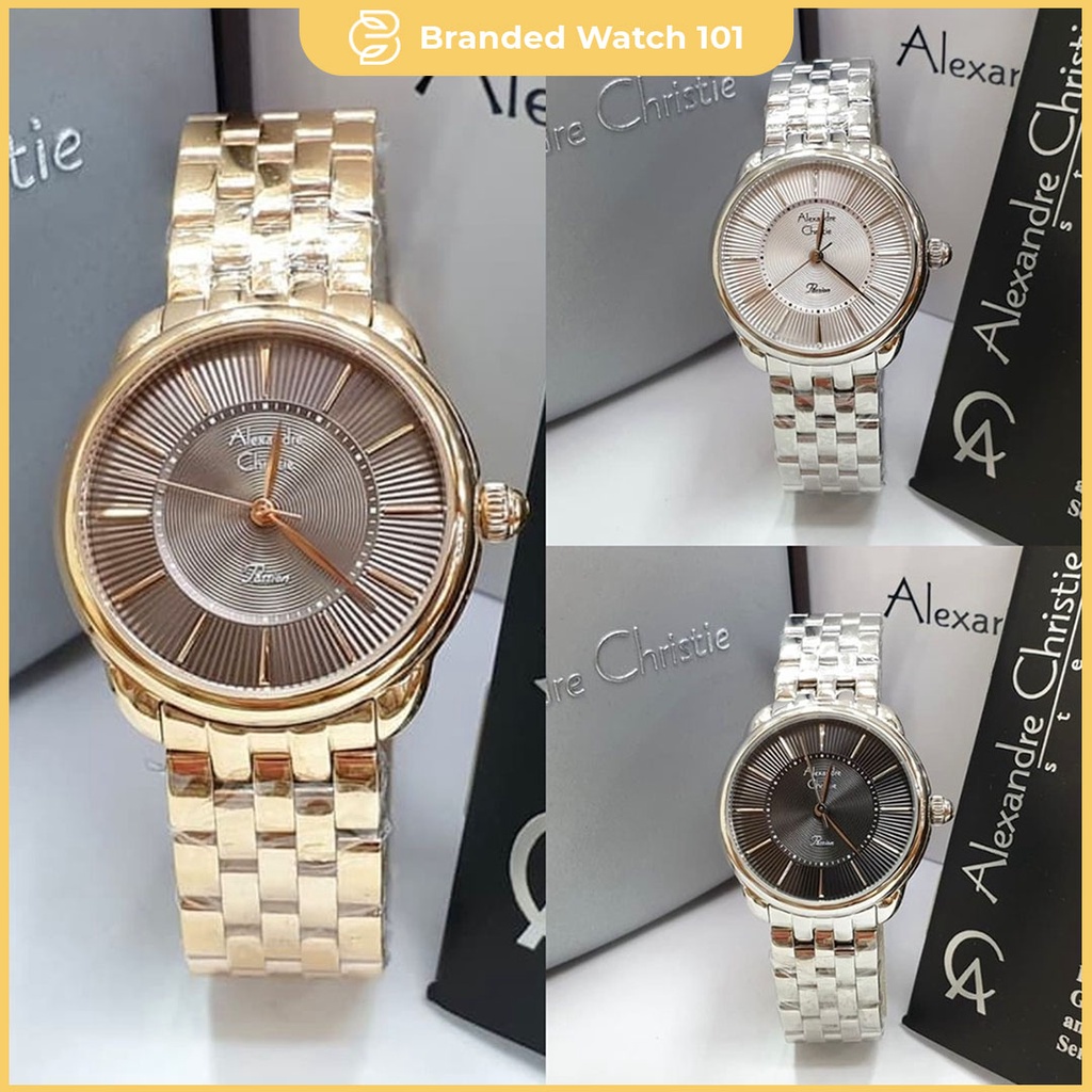 ORIGINAL Jam Tangan Wanita Alexandre Christie AC 2579 / AC2579 Garansi 1 Tahun