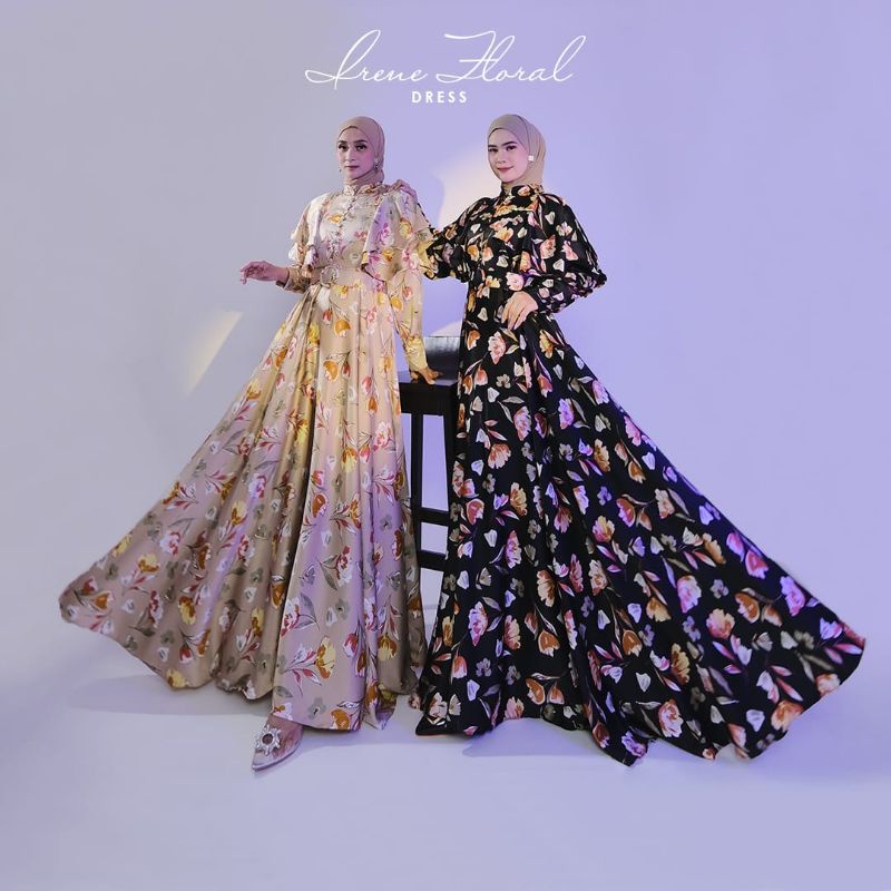 NEW READYY READYYY IRENE FLORAL DRESS ORI MK 100% SIAP KIRIMM