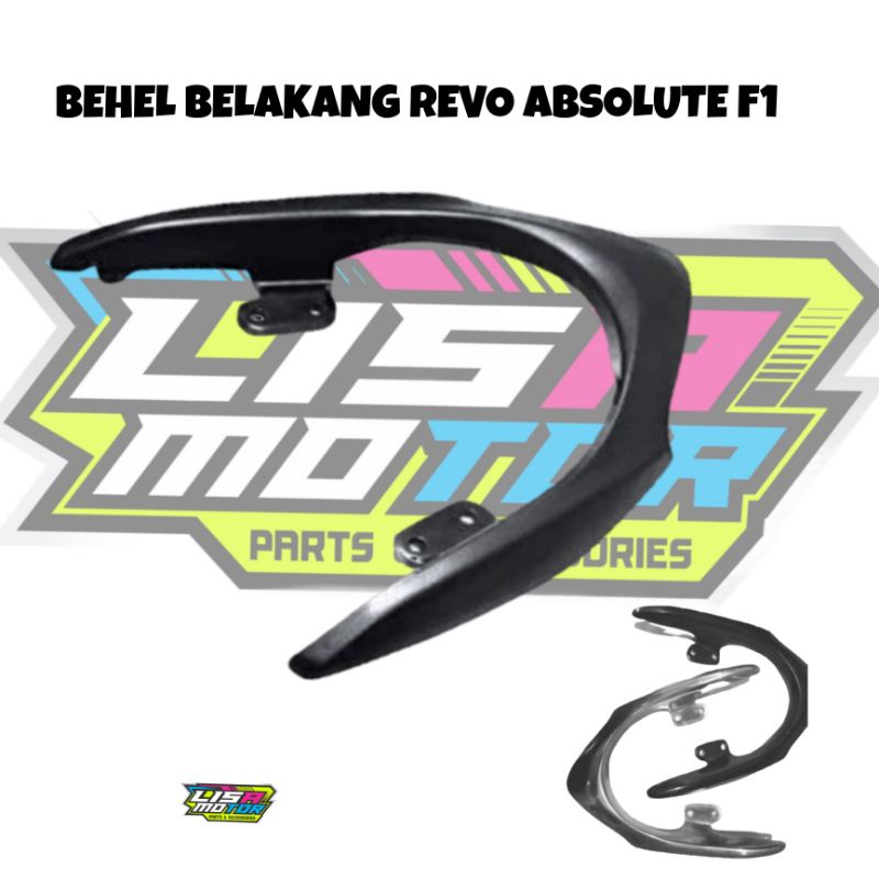 BEHEL REVO FIT F1 KOTING HITAM POLES/PEGANGAN BELAKANG REVO FIT F1