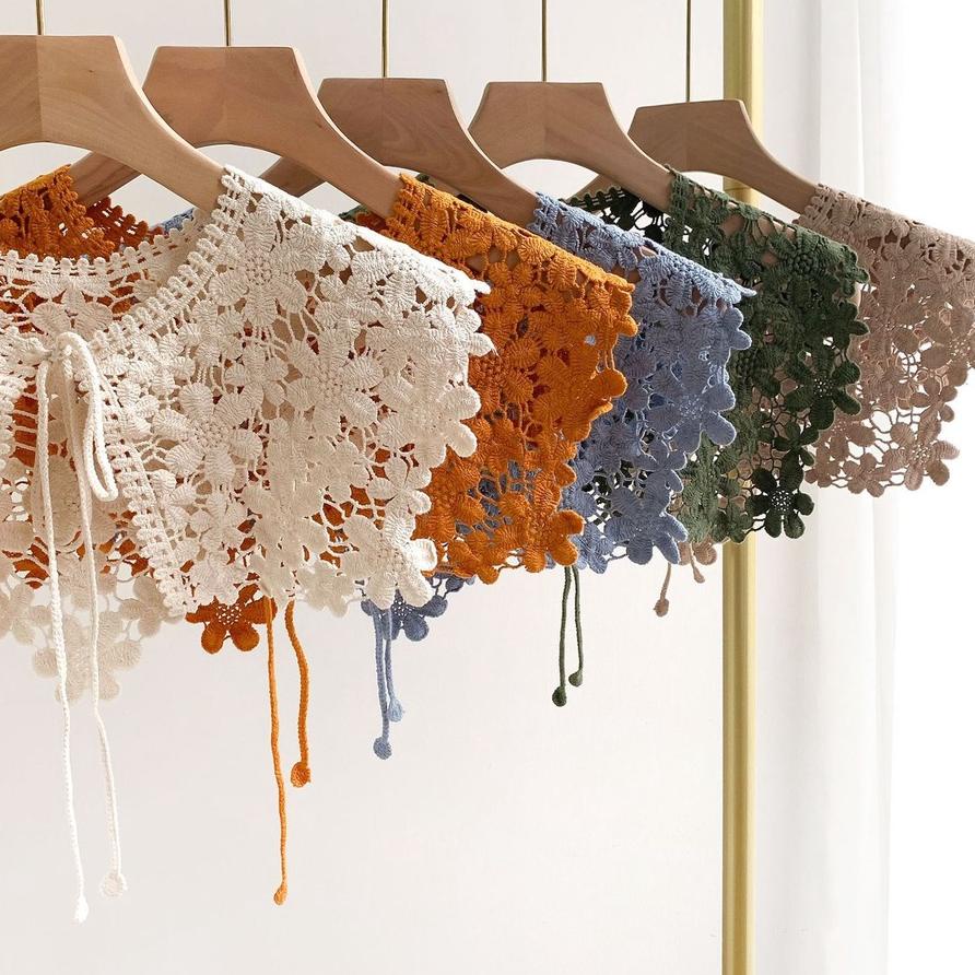 SALESuper66 Kerah Baju Shakira/ Kerah Baju Instan / Kerah Baju Wanita/ Kerah Baju Korean / Kerah Pal