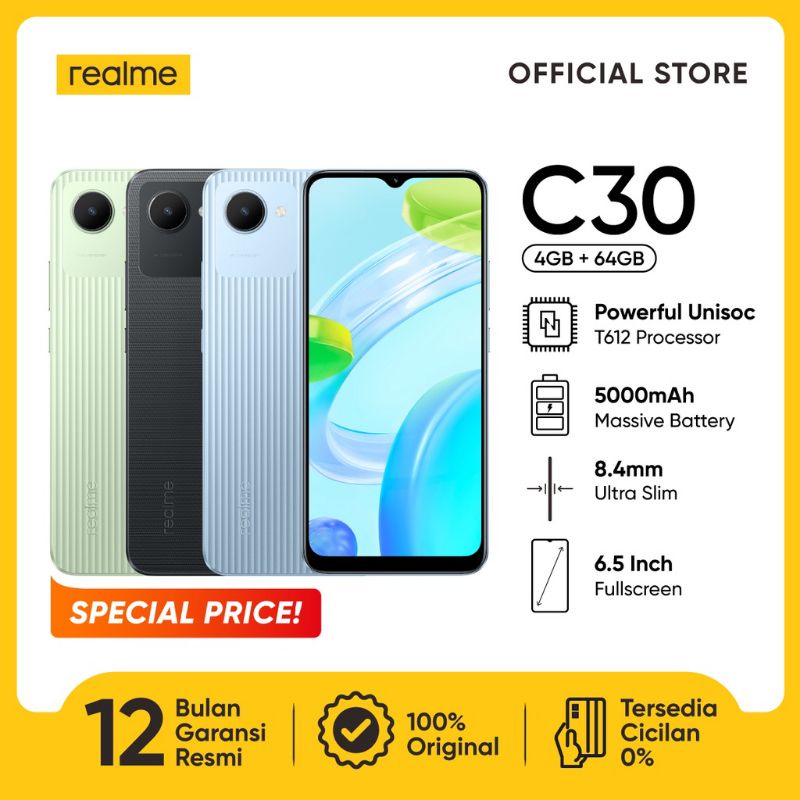 Realme C30 (RAM 4GB/ 64GB)