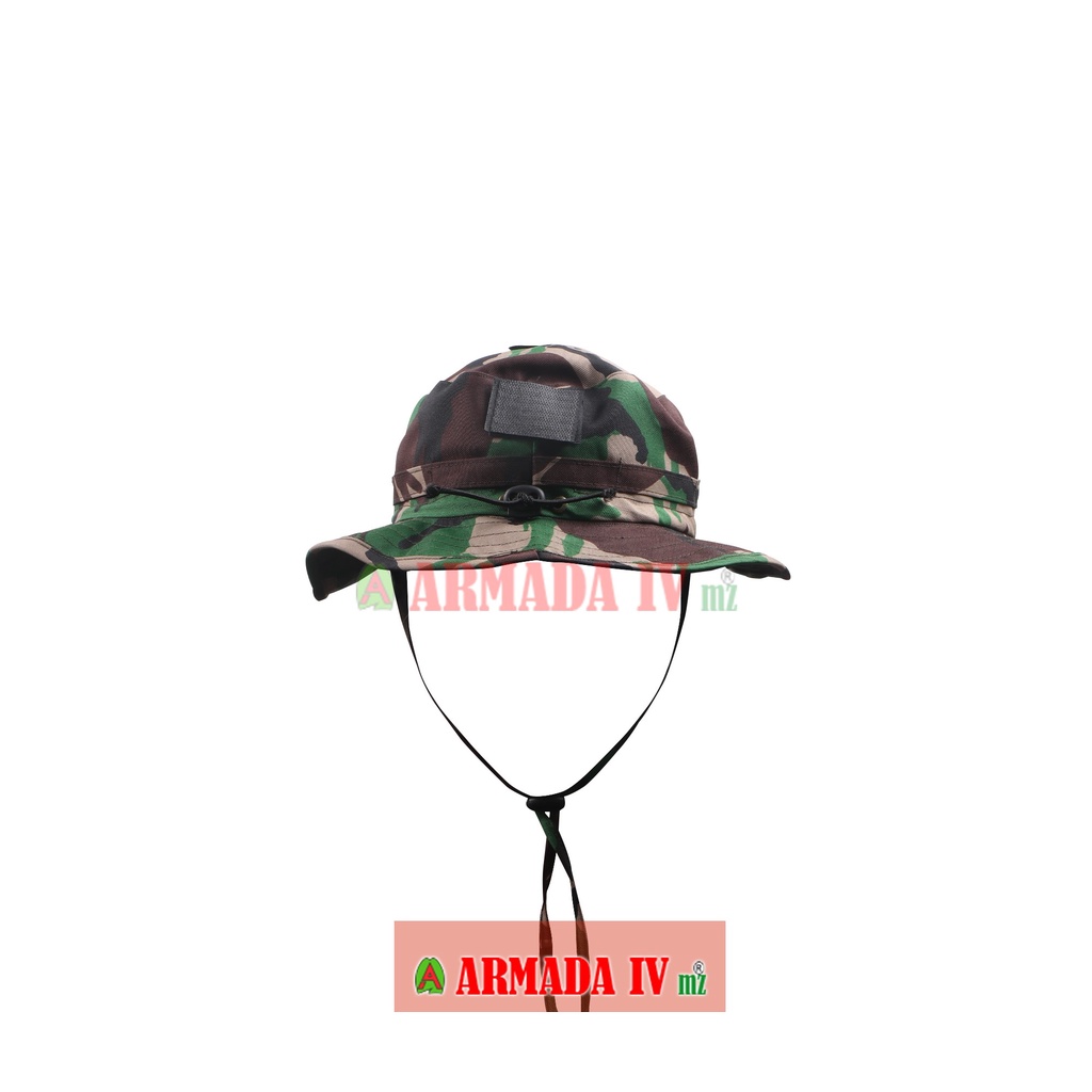 Topi Rimba Tactical Velcro Pelbet Malvinas Topi Rimba Army