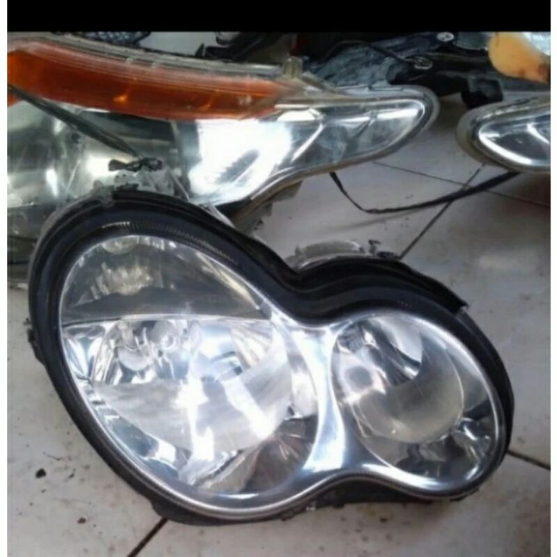 headlamp mercedez benz s class w203