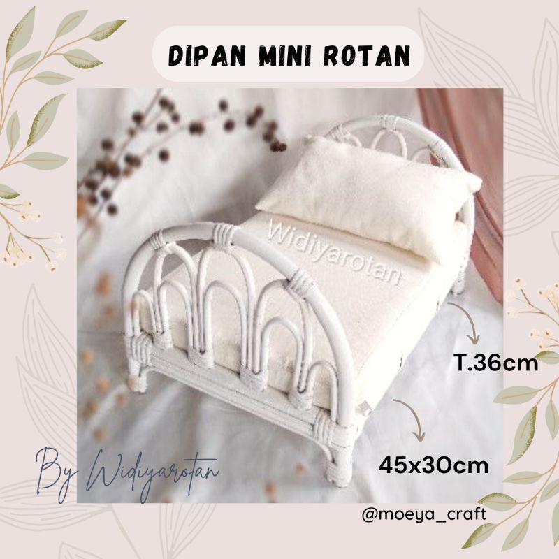 Dipan Mini Murah | Properti Foto Newborn | Tempat tidur boneka mainan anak