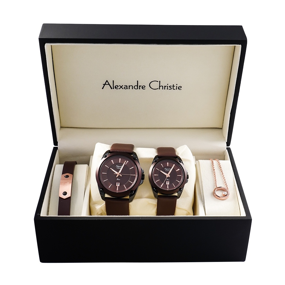 Jam Tangan Alexandre Christie AC 8667 M/LDLIPBO Couple