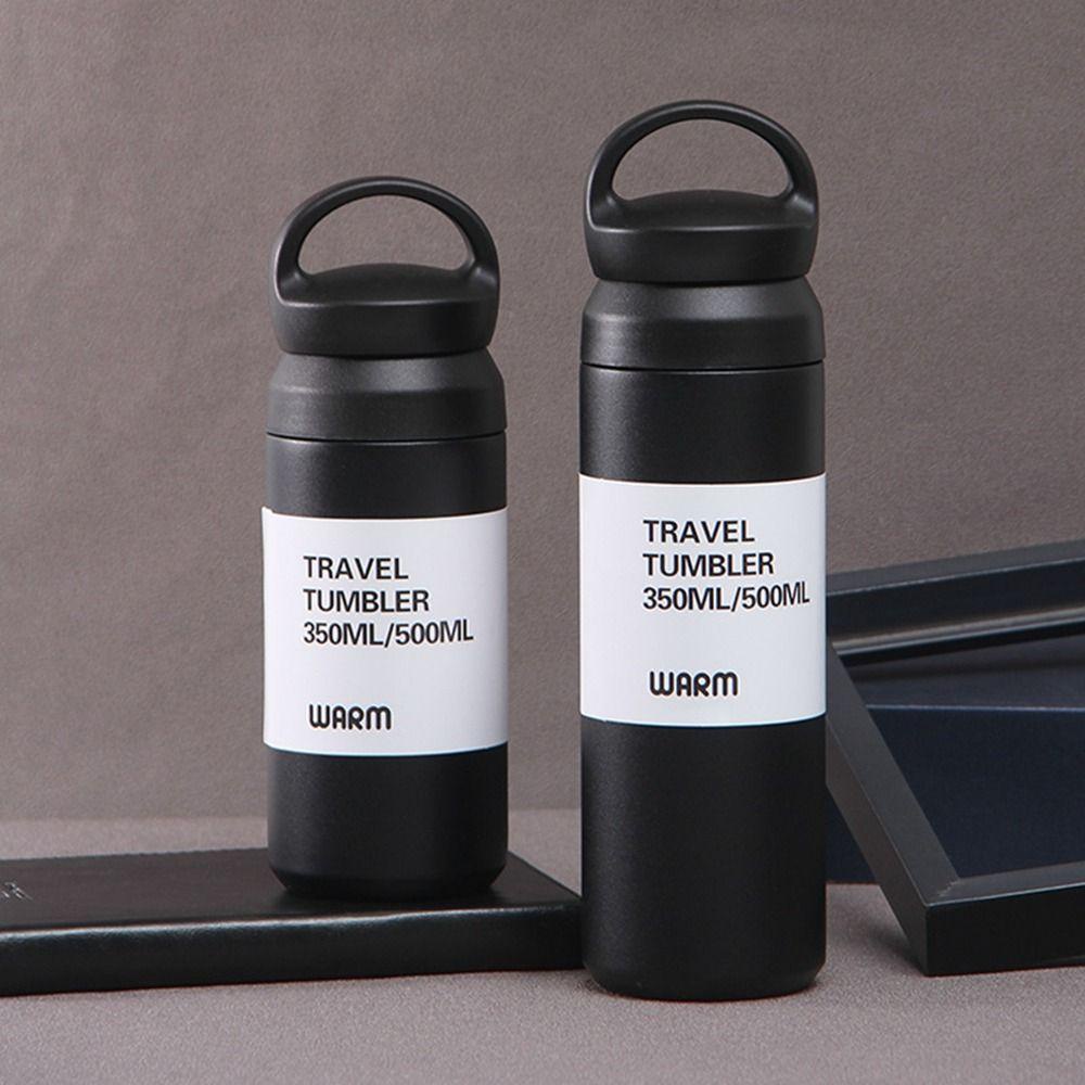 【 ELEGANT 】 Termos Portable Fashion Untuk Perlengkapan Minum Travel Kantor Anti Bocor Double Wall Coffee Mug