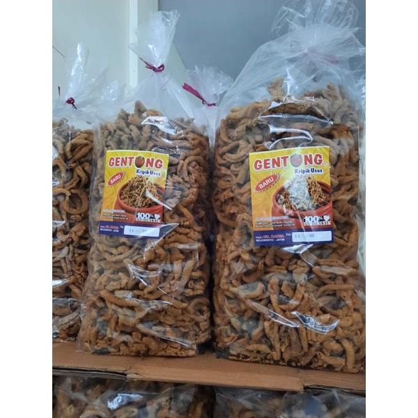 

2 Kg Kripik Usus Gentong ORIGINAL kemasan BAL