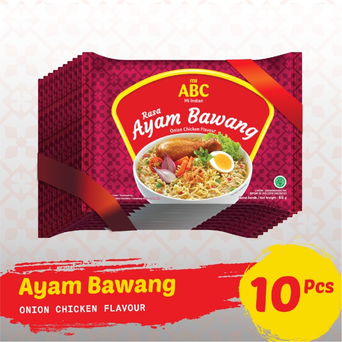 

PROMO Mi ABC Ayam Bawang (10 Pcs)