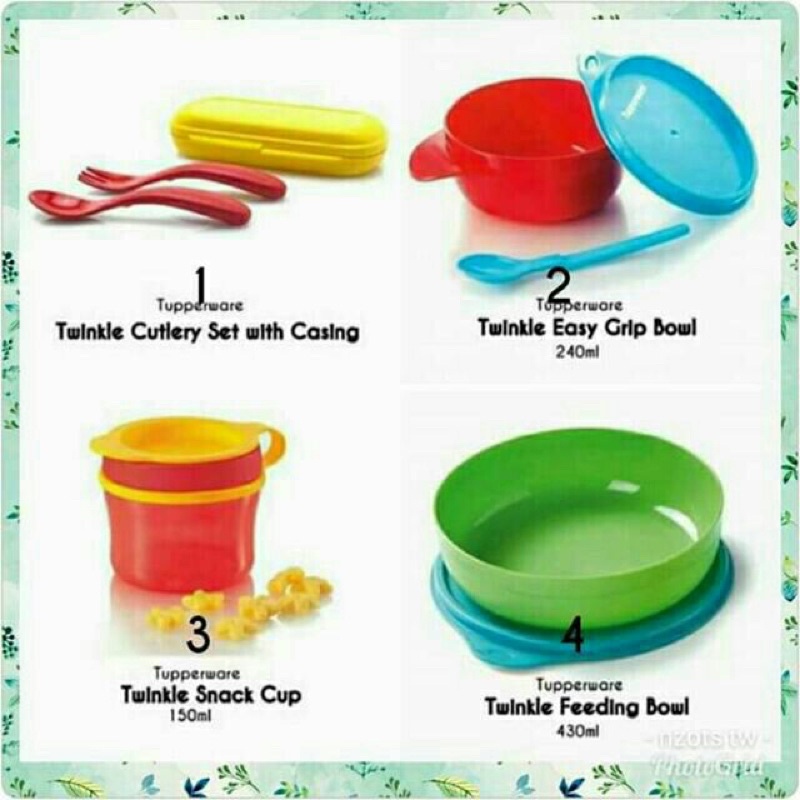 Tupperware buat perlengkapan babyset
