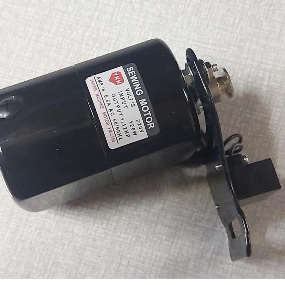 Top Arrival dinamo mesin jahit konvensional merk YKK  - 120w - 220v - dinamo mesin jahit merk ykk 120 watt - 220volt - kemasan baru &quot;merah putih&quot; product ini tahan panas dan lebih awet