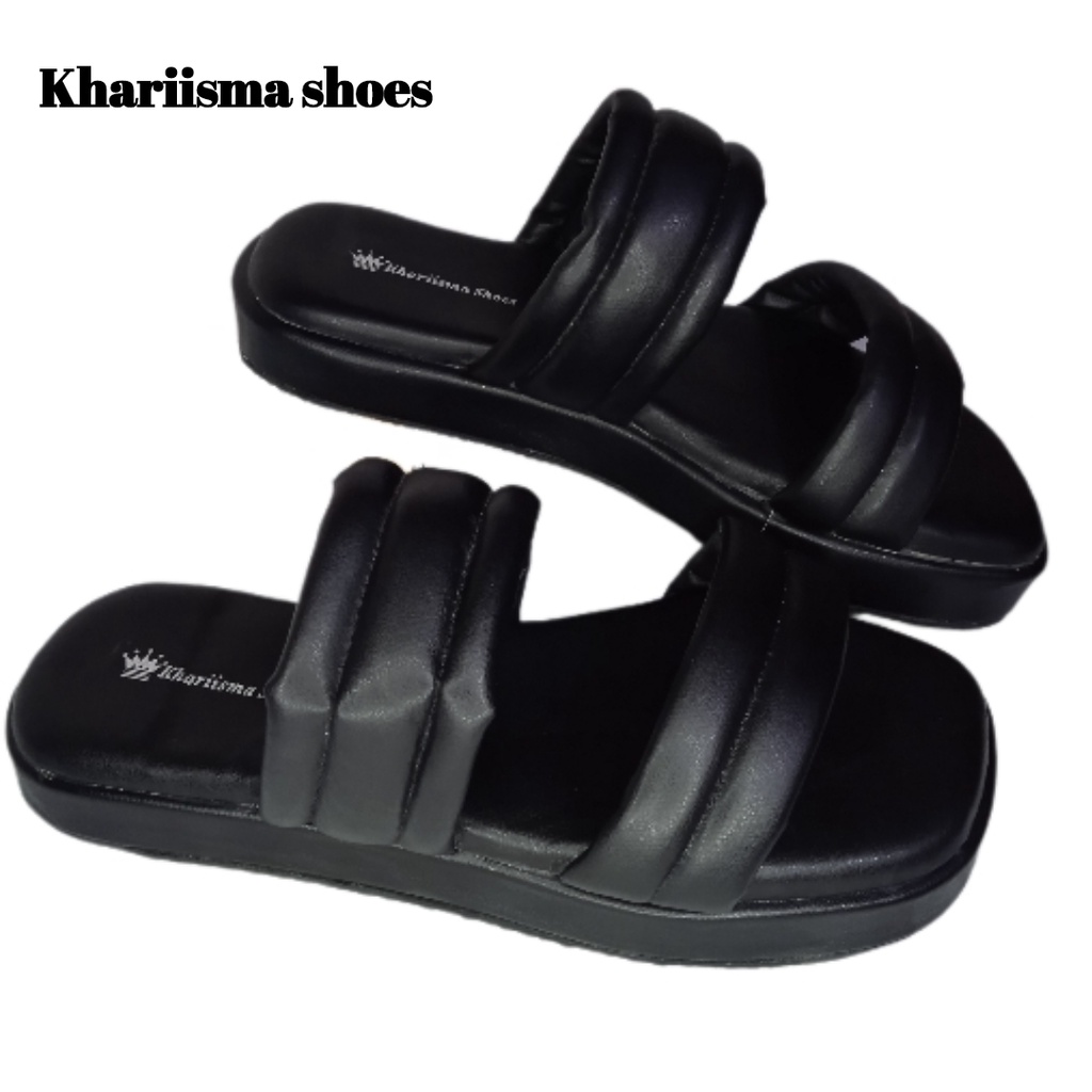 Sandal Wanita Terbaru Kekinian Slip-on_Khariismashoes