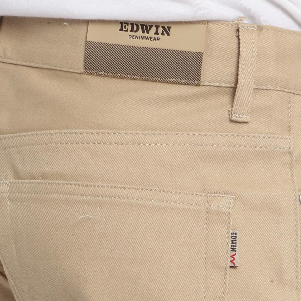 MILAN CREAM Celana Panjang Jeans Chinos Denim Pria - Celana Chino Denim Bottom Man Long Pants Edwin 