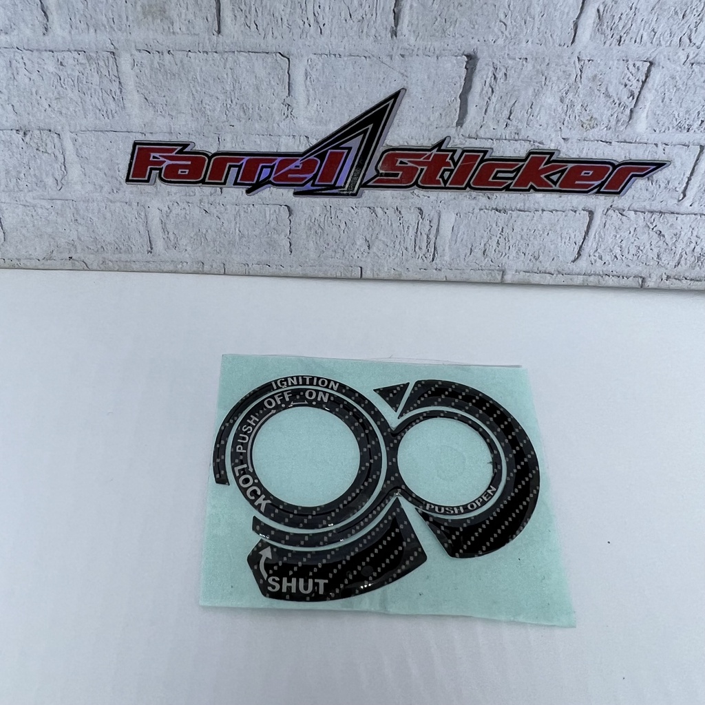 stiker kunci kontak satria fu 150 injeksi sticker kontak raider FI