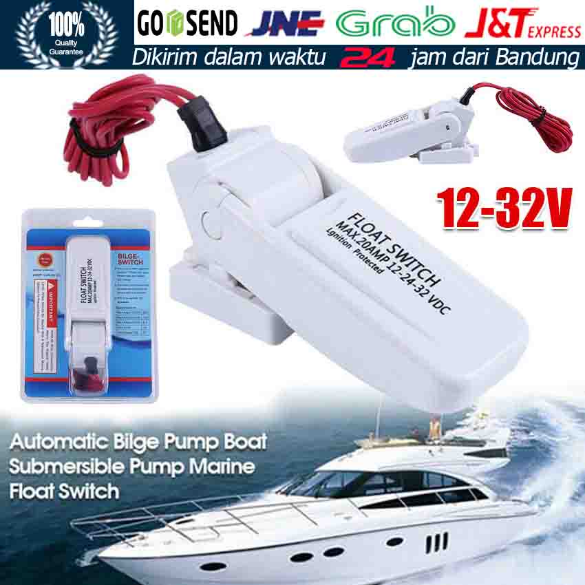 Marine Float Switch 12V 1100GPH Automatic Bilge Pump Boat Submersible Pump