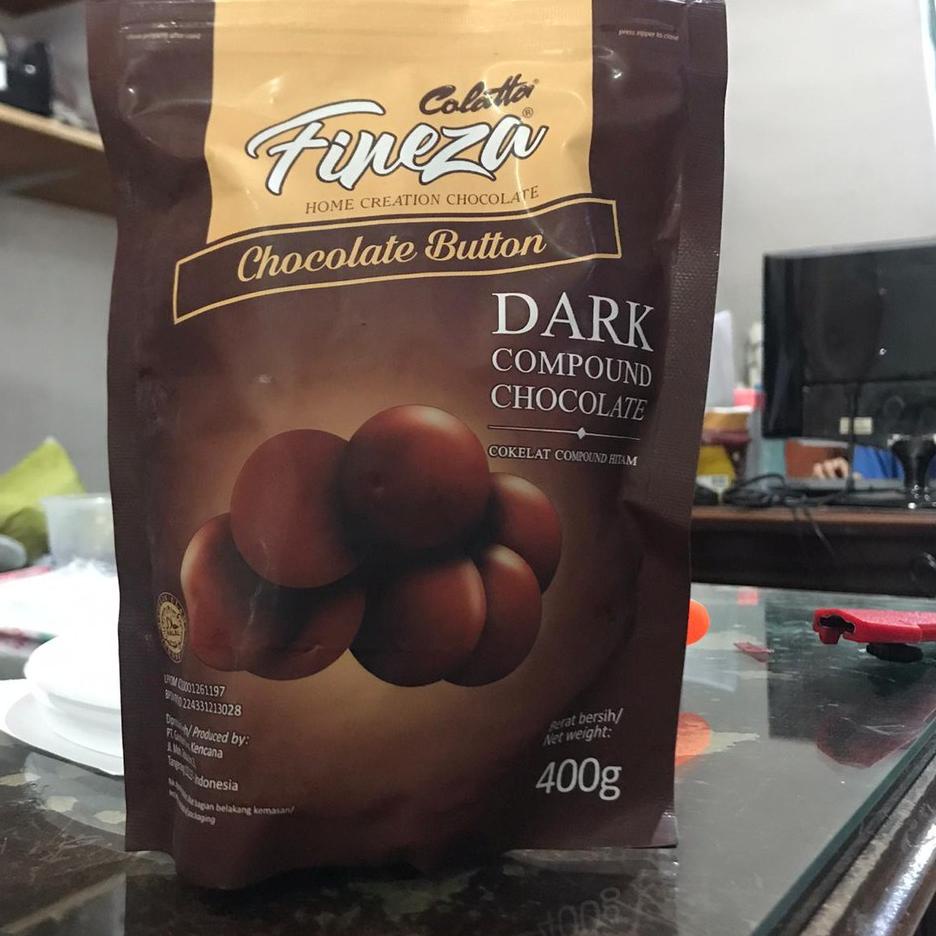 

Sale Sekarang--Colatta Fineza Chocolate Button 400gr - Coklat Colatta