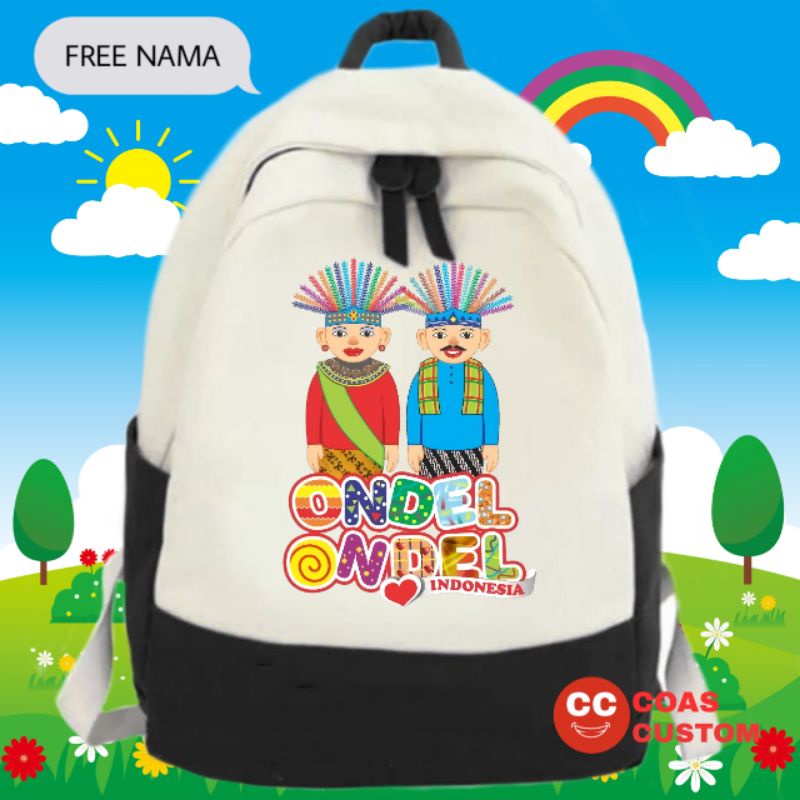 TAS RANSEL ONDE ONDEL TAS ANAK SEKOLAH SD